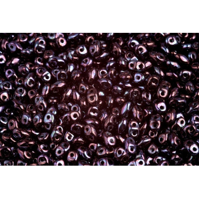 Matubo MiniDuo 2x4mm Jet Nebula 23980/15001 | Czech Glass Beads