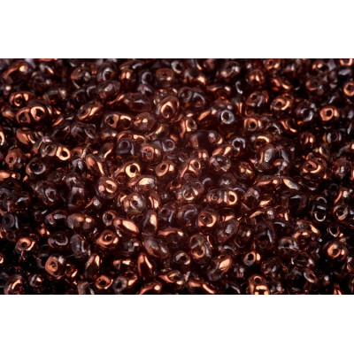 Matubo MiniDuo 2x4mm Smoke Grey Semi Bronze Luster 40020/14215