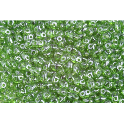 Matubo MiniDuo 2x4mm Chrysolite White Luster 50050/14400