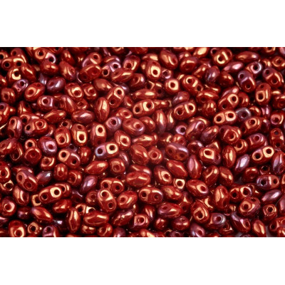 Matubo MiniDuo Opaque Coral Red Vega Iris 93200/15780 | 2x4mm
