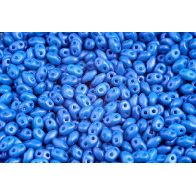 Matubo MiniDuo 2x4mm Blue Tutti Frutti 02010/24509 | Czech Beads