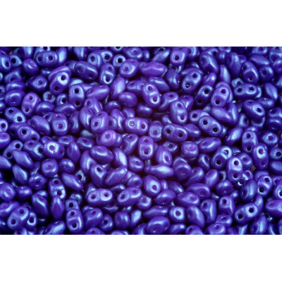 Matubo MiniDuo Purple Figs 02010/24510 | 2x4mm Czech Glass Beads