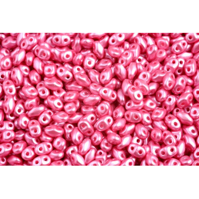 Matubo MiniDuo 2x4mm Pastel Pink 02010/25008 | Czech Glass Beads