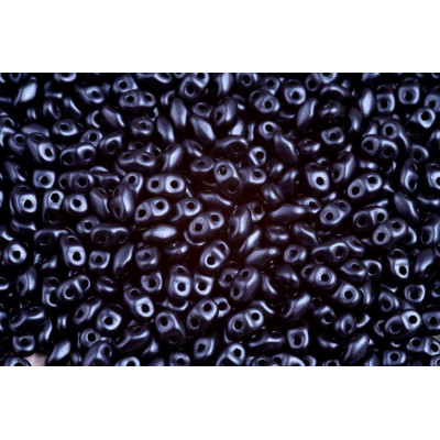 Matubo™ MiniDuo 2x4mm Pastel Montana Blue 02010/25042 | Czech Beads