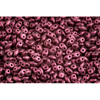Matubo MiniDuo Polychrome Dark Amethyst 23980/94106 | 2x4mm Beads