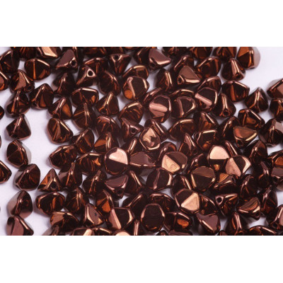 Czech Pinch Beads 7mm Black Purple Luster 23980/14496 | Rutkovsky