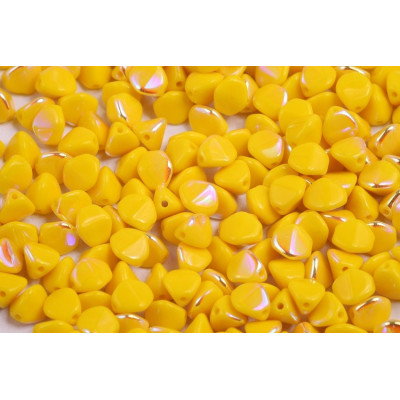 Pinch Beads 7mm Lemon AB 83120/28701 | Rutkovsky Czech Glass