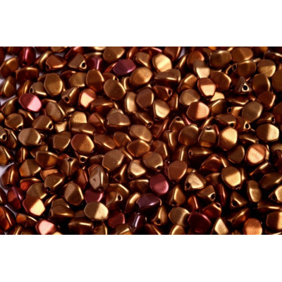 Pinch Beads 5x5mm Crystal Gold Rainbow 00030/01610