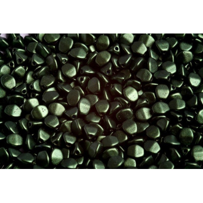 Pinch Beads Gold Shine Olive Green 02010/24103 5x5mm | Rutkovsky