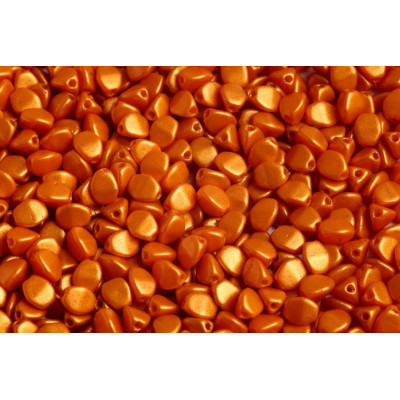 Pinch Beads 5x5mm Gold Shine Minium 02010/24109 | Rutkovsky Glass