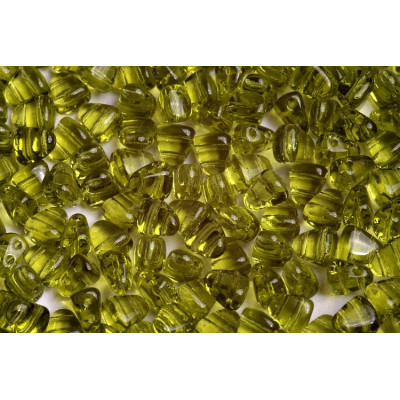 Matubo Nib-Bit Beads 6x5mm Olivine 50230
