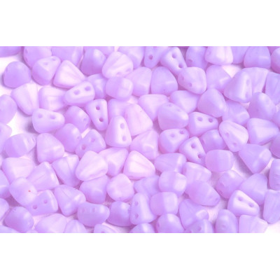 Matubo Nib-Bit 6x5mm Opal Violet Mat 21010/84110 | Czech Beads