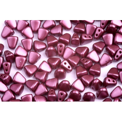 Matubo Nib-Bit 6x5mm Pastel Burgundy 02010/25031 | Czech Glass