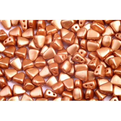 Matubo Nib-Bit Beads 6x5mm Pastel Amber 02010/25003 | Czech Glass