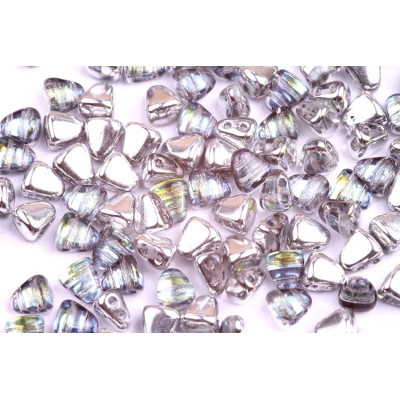 Matubo Nib-Bit Beads 6x5mm Backlit Uranium 00030/29801 | Czech Glass