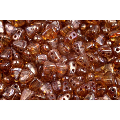 Matubo Nib-Bit 6x5mm Crystal Picasso 00030/43400 | Czech Beads