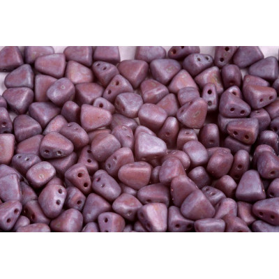 Czech Glass Matubo Nib-Bit Violet Nebula 23020/85001 | 6x5mm