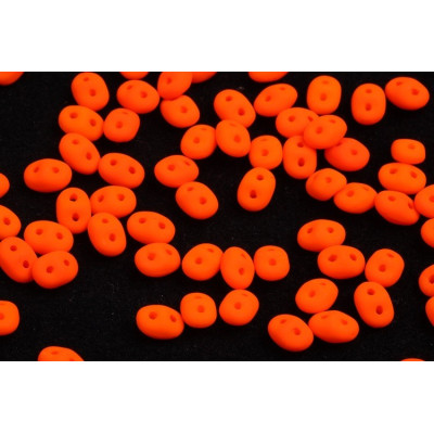 Matubo Superduo Neon Orange 02010/25122 | Czech Glass Beads