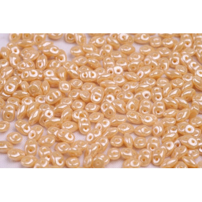 Matubo Superduo Ivory White Luster 13020/14400 | Czech Glass Beads