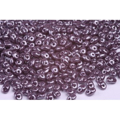 Matubo SuperDuo Violet Luster 23020/14400 2-Hole Beads 2.5x5mm