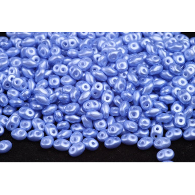 Matubo Superduo Pastel Sapphire 2.5x5mm 02010/25015 | Czech Beads