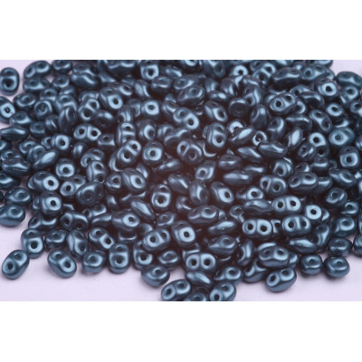 Matubo Superduo Metallic Suede Emerald 23980/94105 | Czech Glass Beads