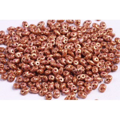 Matubo Superduo Beads 2.5x5mm Chalk Red Glaze 03000/65491