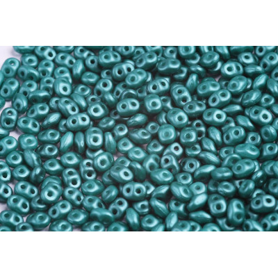 Matubo Superduo Beads Pastel Dark Green 02010/25027 | 2.5x5mm