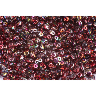 Matubo Superduo Magic Red Brown 00030/95200 | Czech Glass Beads