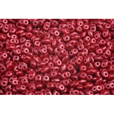 Matubo Superduo 2.5x5mm Pastel Dark Coral 02010/25010 | Czech Beads