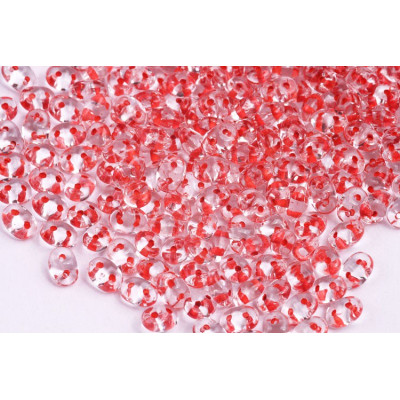 Matubo Superduo Crystal Red Lined 00030/44893