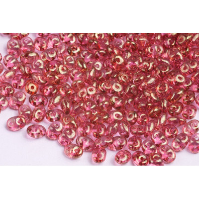 Matubo Superduo Crystal Red Luster 00030/14495 | 2-Hole Beads
