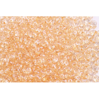 Matubo Superduo 2.5x5mm Crystal Orange Luster 14413 | Czech Beads