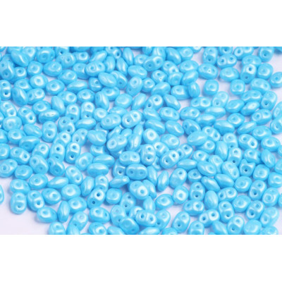 Matubo Superduo Beads Pearl Shine Aqua 02010/24008 | Czech Glass