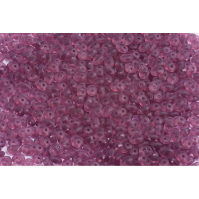 Matubo Superduo Beads 2.5x5mm Amethyst Mat 84110 | Czech Glass