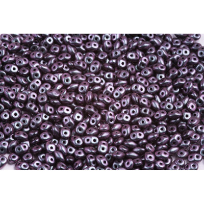 Matubo SuperDuo 2.5x5mm Metallic Suede Violet 23980/94102