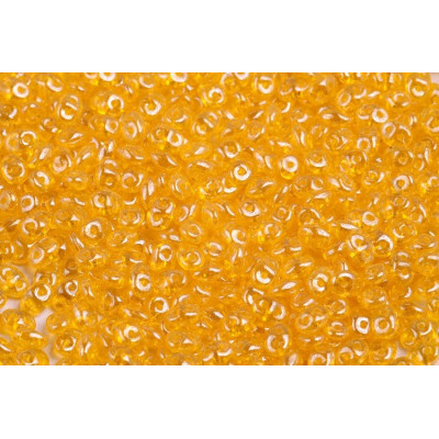 Matubo Superduo 2.5x5mm Amber White Luster 80020/14400