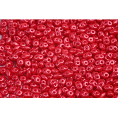 Matubo Superduo Pastel Dark Rose 02010/25009 | Czech Glass Beads