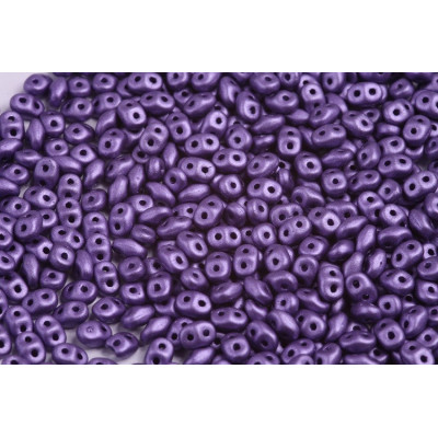 Matubo Superduo 2.5x5mm Matte Metallic Violet 29423 | Czech Beads