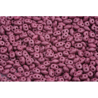 Matubo Superduo 2.5x5mm Wine Lees Silk Mat 02010/29565 | Czech Beads