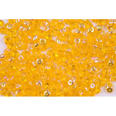 Matubo Superduo 2.5x5mm Amber AB 80020/28701 | Glasperlen