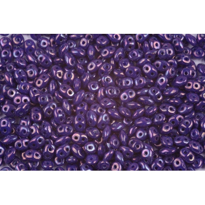 Matubo Superduo 2.5x5mm Violet Nebula 15001 | Czech Glass Beads