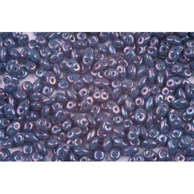 Matubo Superduo Turquoise Blue Nebula 63030/15001 | Czech Beads