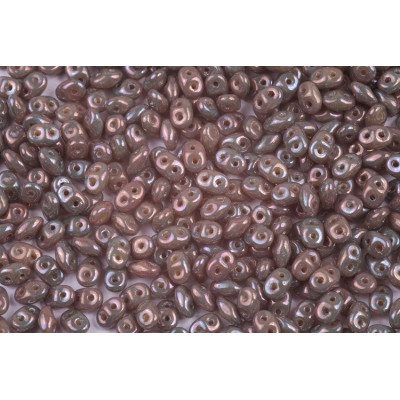 Matubo Superduo 2,5x5mm Opaque Ivory Nebula 13020/15001