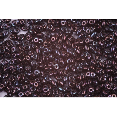 Matubo Superduo 2.5x5mm Jet Nebula 23980/15001 | Czech Glass Beads