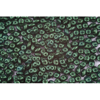 Matubo Superduo Gold Shine Dark Green 02010/24105 | 2.5x5mm Beads