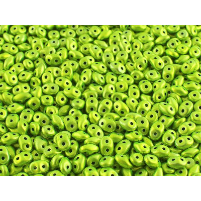 Matubo Superduo 2.5x5mm Electric Green 24210 | Czech Glass Beads