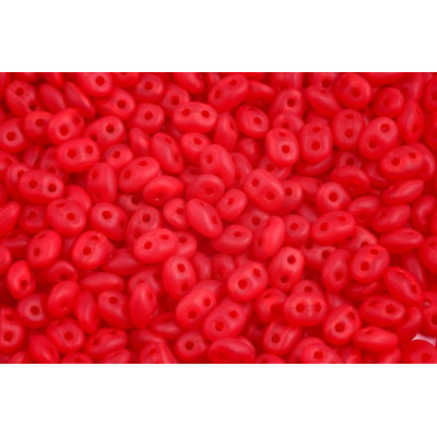 Matubo Superduo Opal Red Mat 91250/84110 | Czech Glass Beads