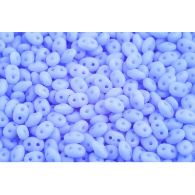 Matubo SuperDuo Matte Opal Blue 31010/84110 | 2.5x5mm Czech Beads