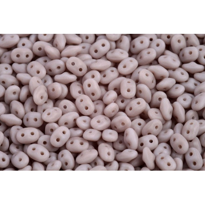 Matubo Superduo 2.5x5mm Opaque Grey Mat 43020/84110 | Czech Beads